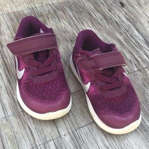 Maroon Toddler Nikes